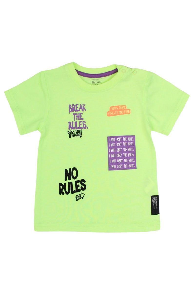 Polera bb niño texto go 147-1