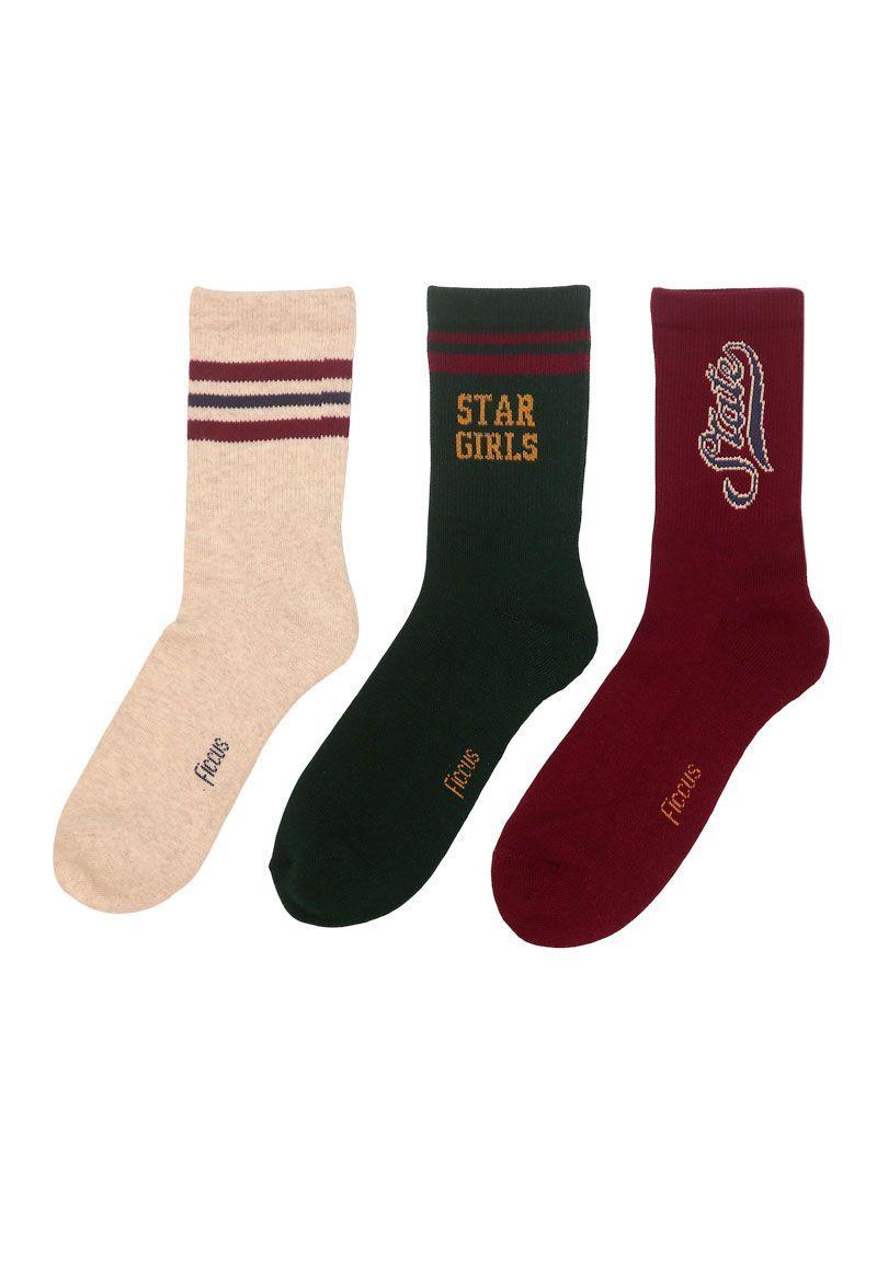 Pack 3 calcetines kids niña teens 657m-1