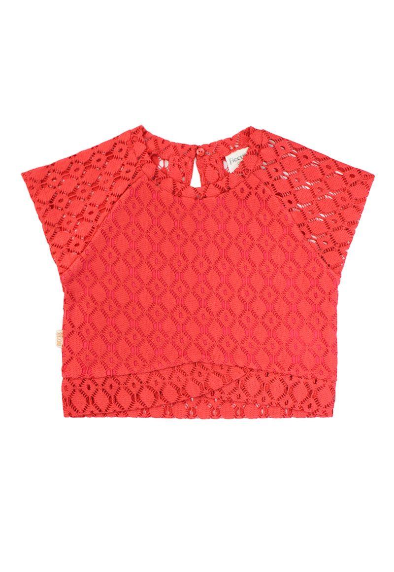 Polera girls encaje breeze 293-0