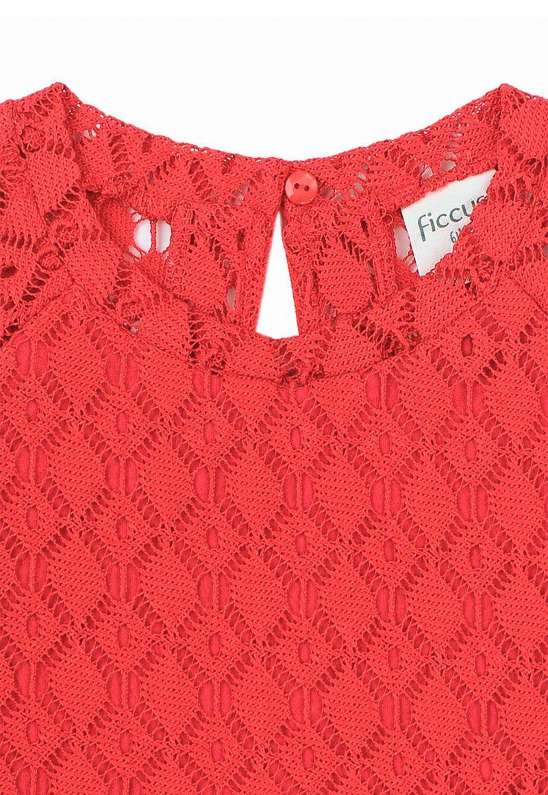 Polera girls encaje breeze 293-2