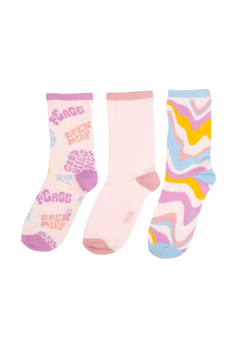 Pack triple calcetines teen niña 658-0