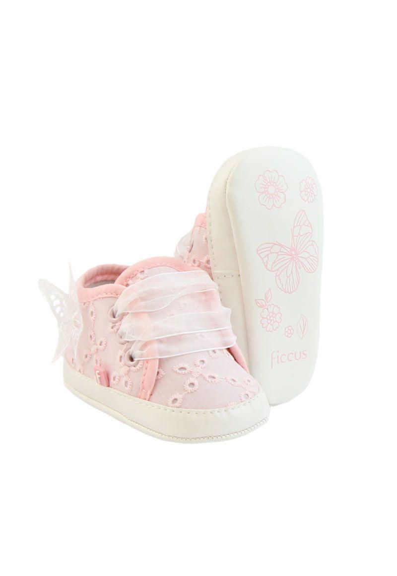 Zapatilla cordón new born niña 811-3