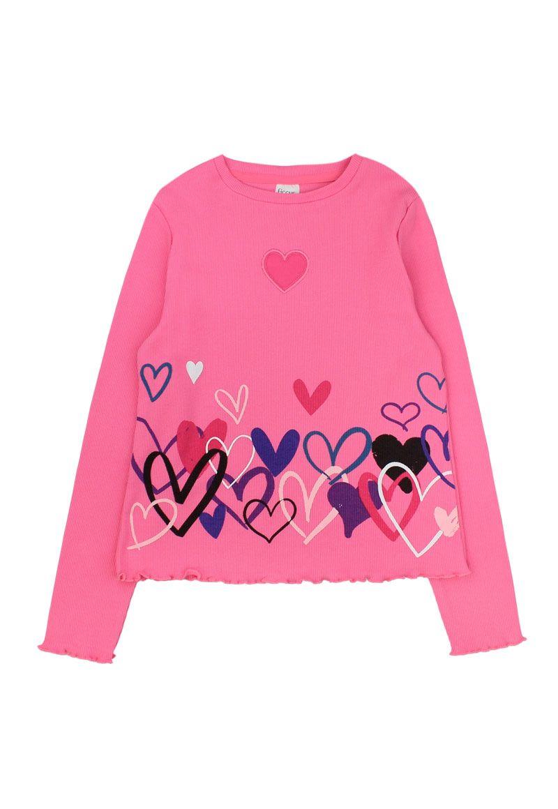Polera junior niña rib move 368-0