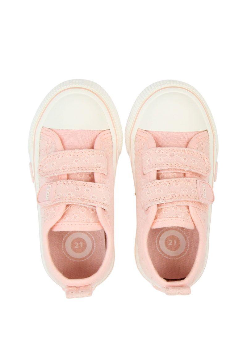 Zapatilla urbana velcro elástico principiante niña 838-2