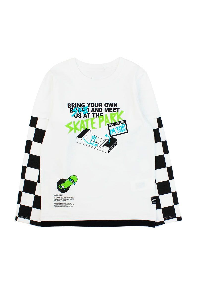 Polera kids niño doble manga liberty 223-1