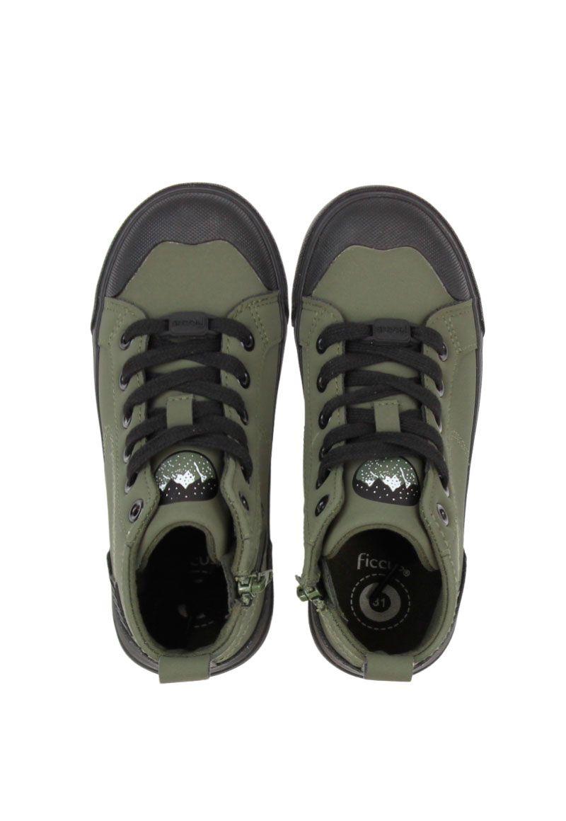 Zapatilla urbana caña velcro elástico junior niño 909-2