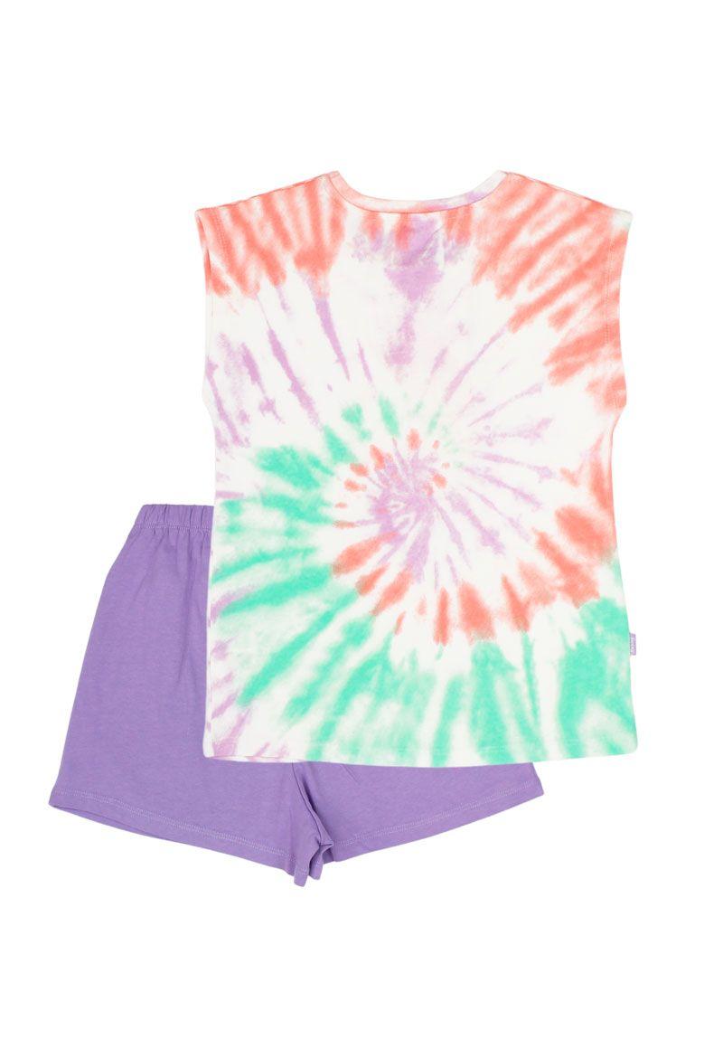 Pijama jr niña tie dye summer 435-1
