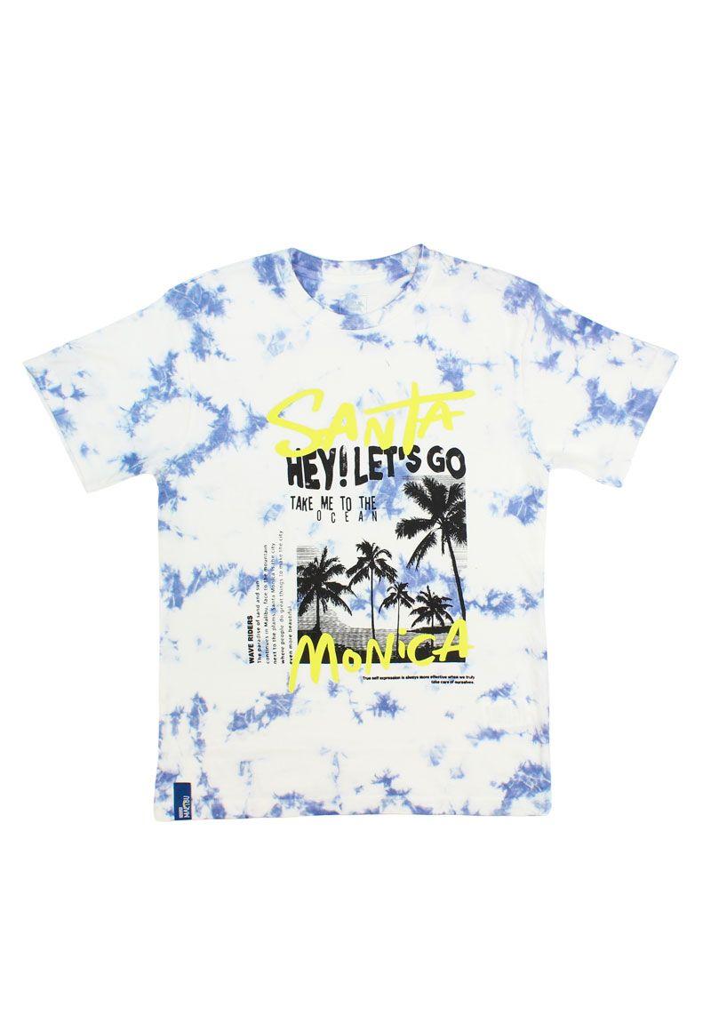 Polera junior niño tie dye malibu 357-0