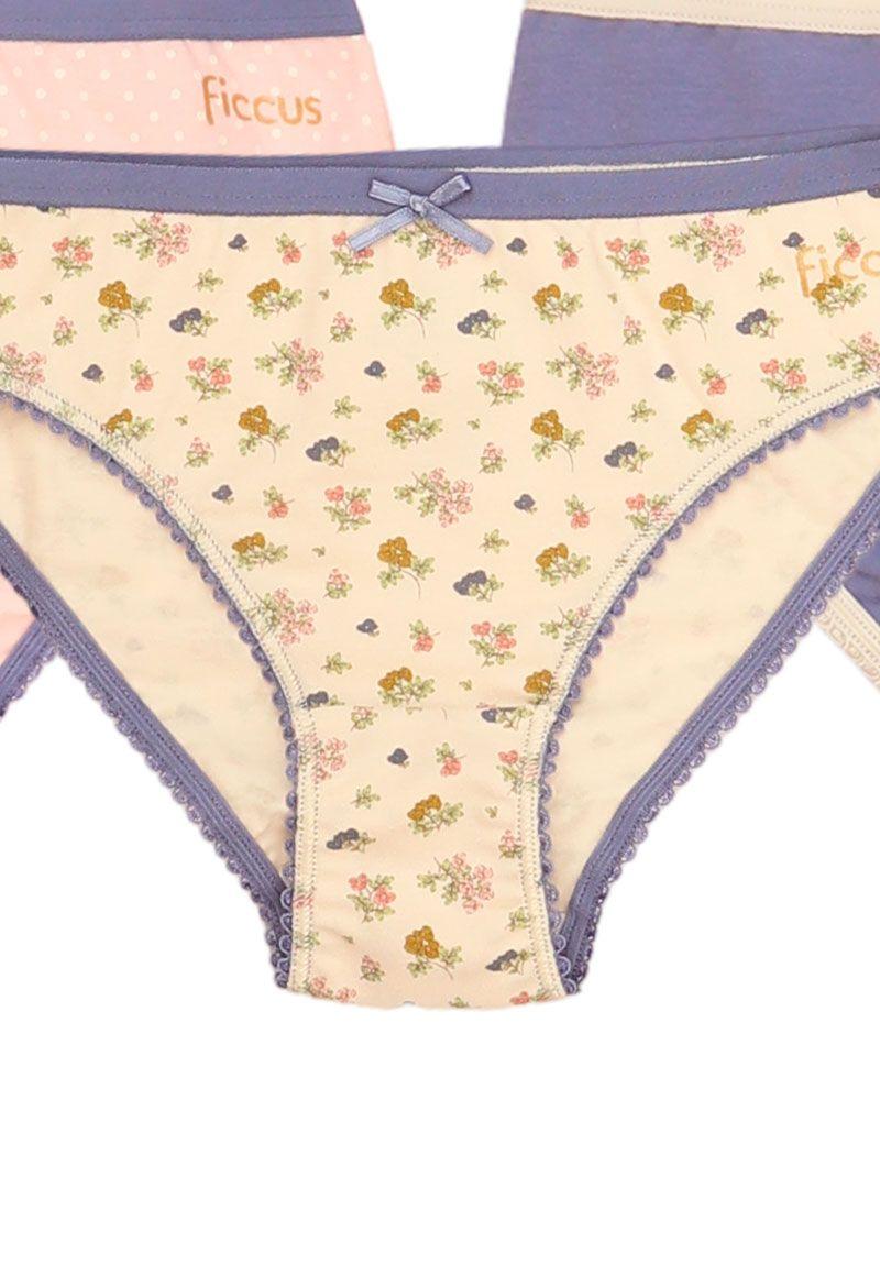 Pack triple bikini kids niña ficcus 645m-2