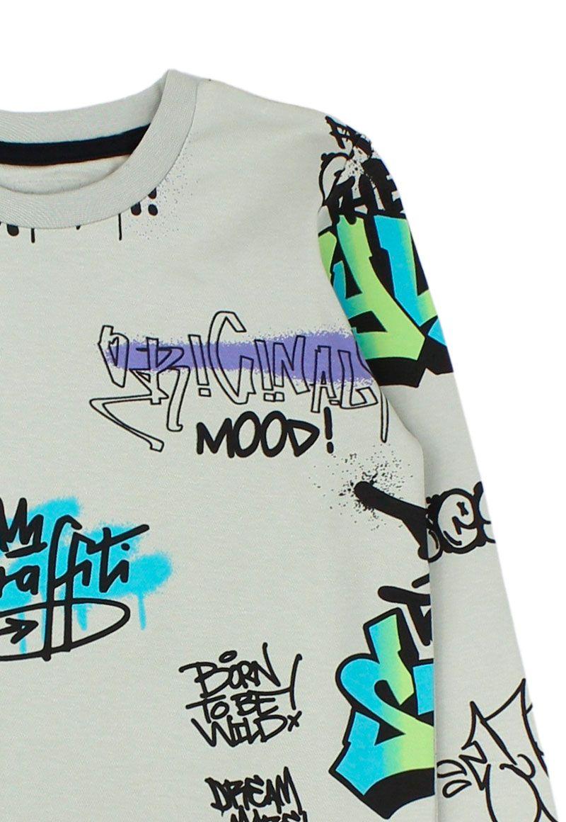 Pijama kids niño algodón graffiti 268-2