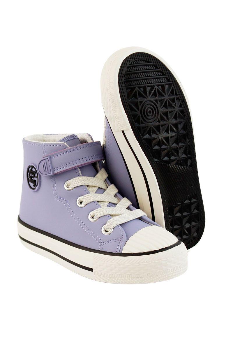 Zapatilla day to day caña velcro elástico niña 942 W24a-2