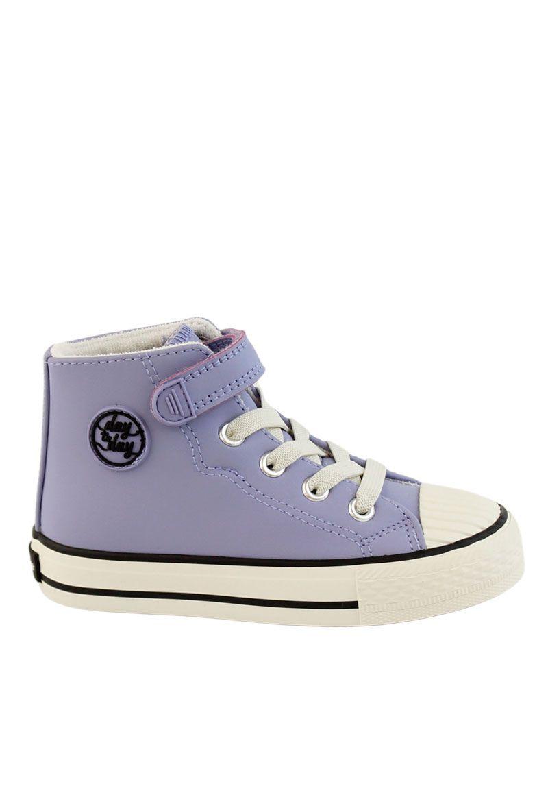 Zapatilla day to day caña velcro elástico niña 942 W24a-3