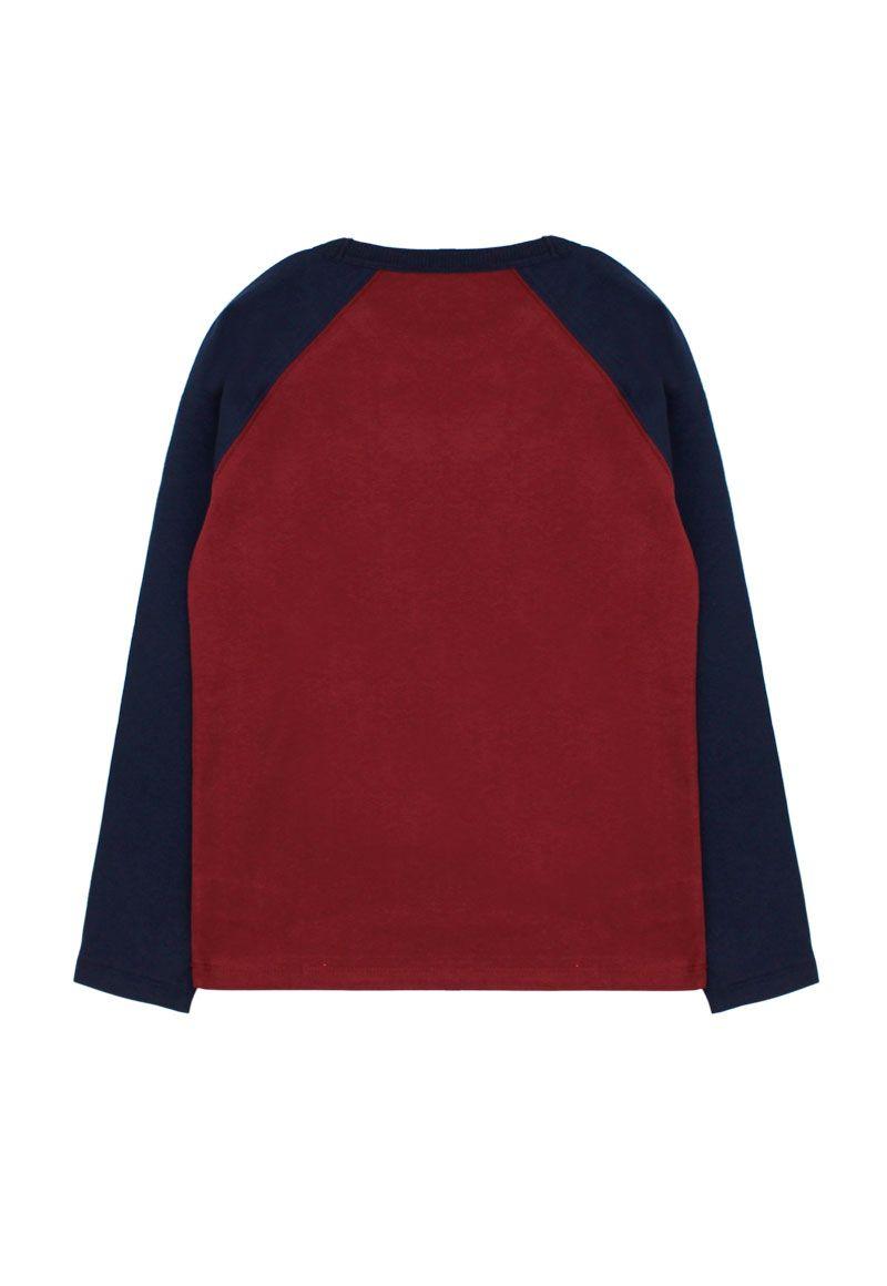 Polera junior niño manga  raglan academy 325-1
