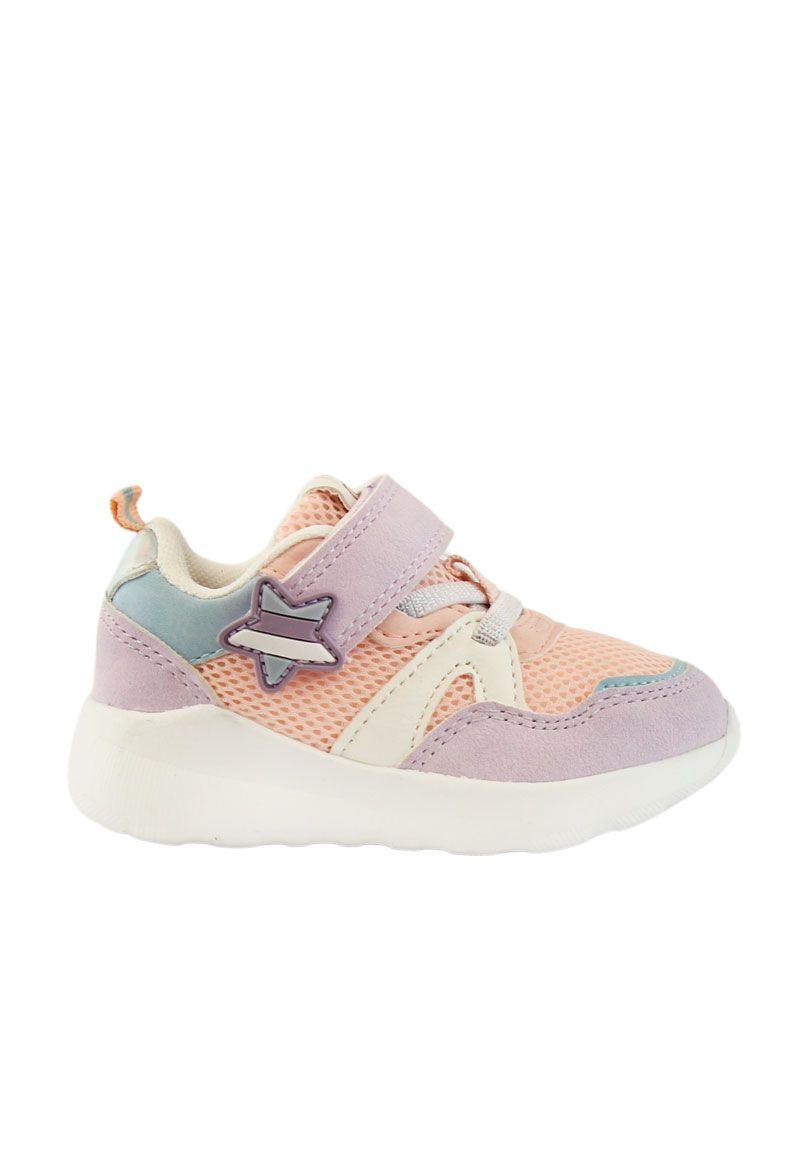 Zapatilla sport velcro elástico principiante niña 838-0