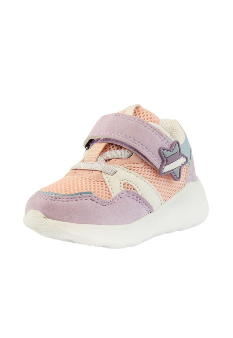 Zapatilla sport velcro elástico principiante niña 838-1