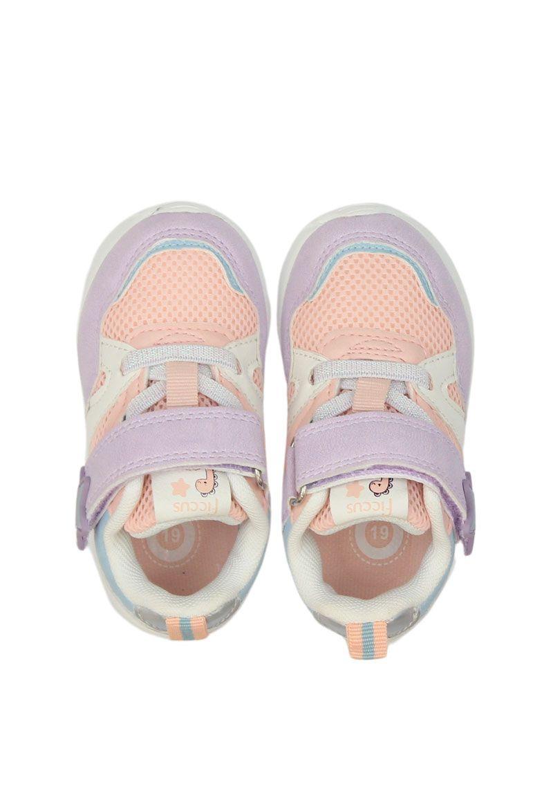 Zapatilla sport velcro elástico principiante niña 838-2