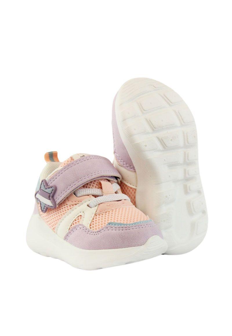 Zapatilla sport velcro elástico principiante niña 838-3