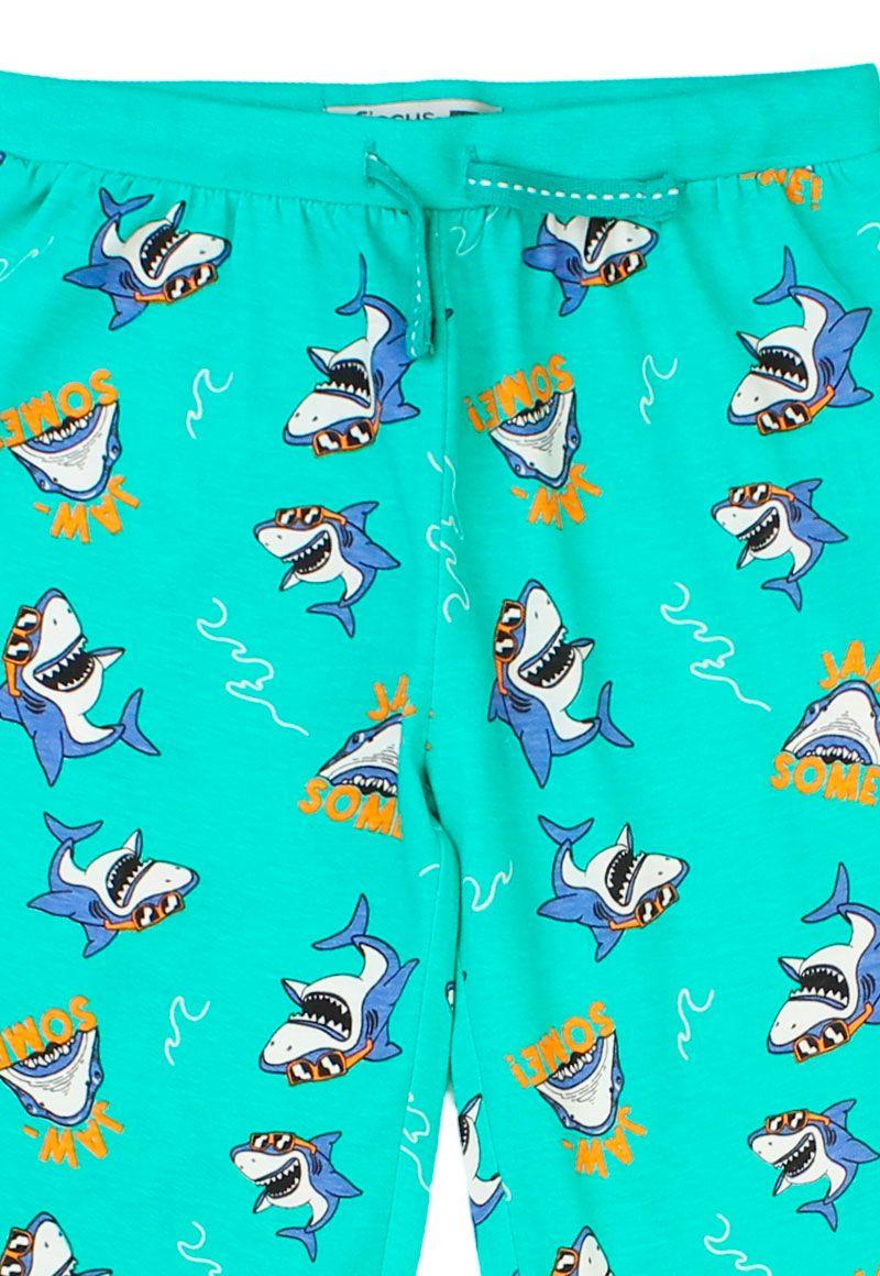 Pijama kids niño largo waves 272g-2