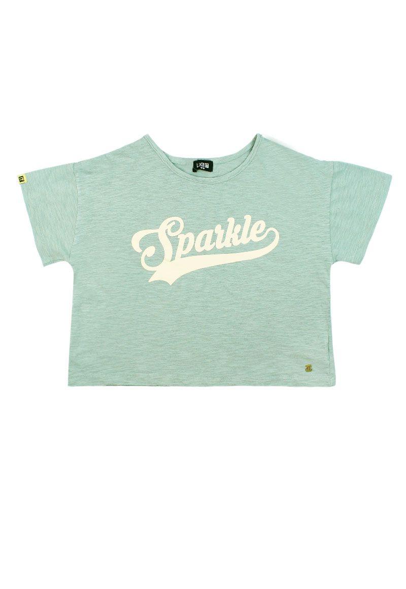 Polera teens niña estampada preppy 529-1