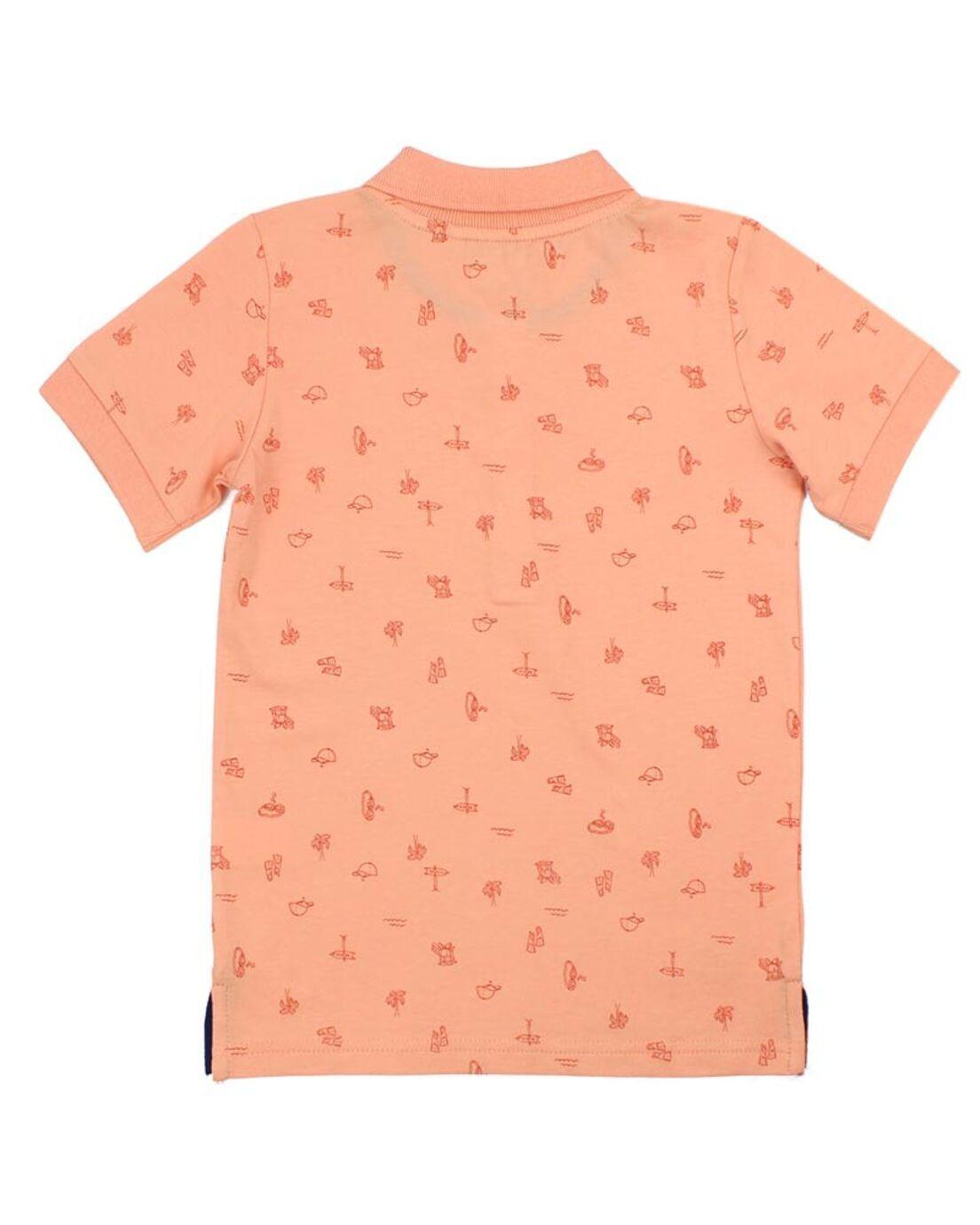 Polera Kids Niño C/ Cuello Sunny Days Ficcus-2
