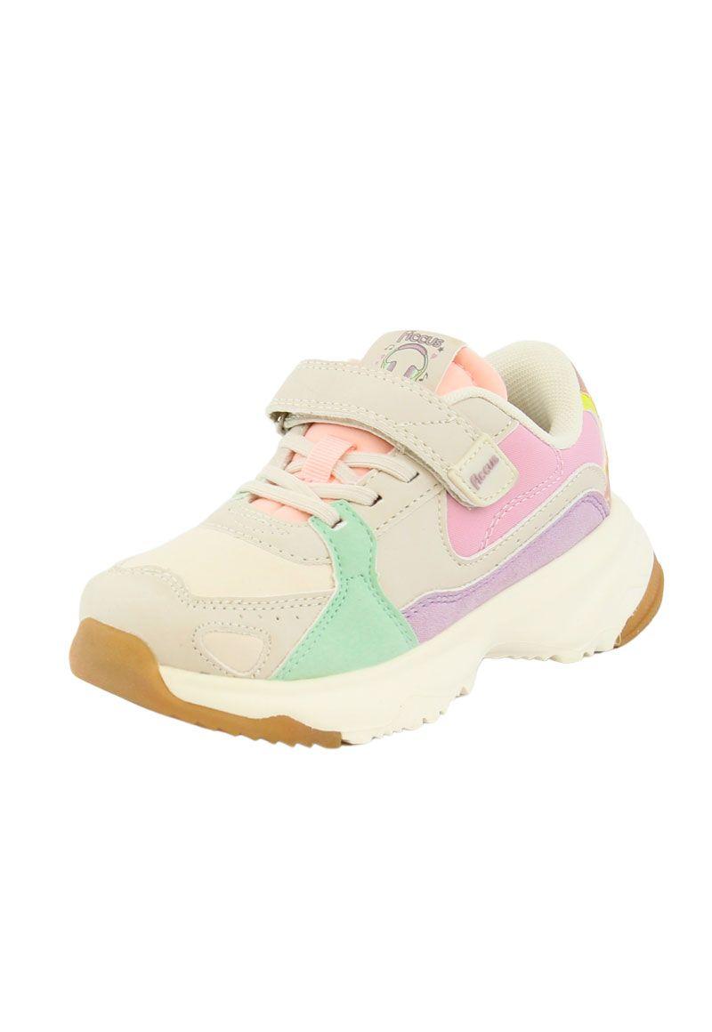 Zapatilla sport velcro elástico junior niña 892-1