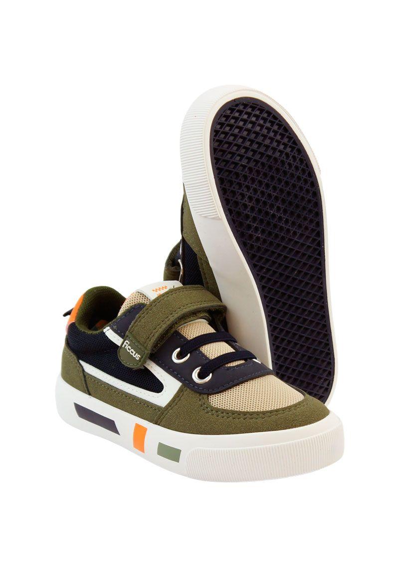 Zapatilla urbana velcro elástico kids niño 884-3