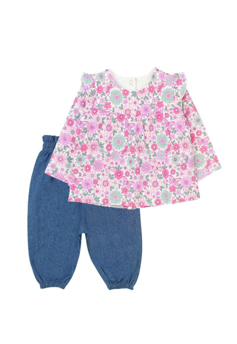 Conjunto newborn niña algodón essence 120m-0