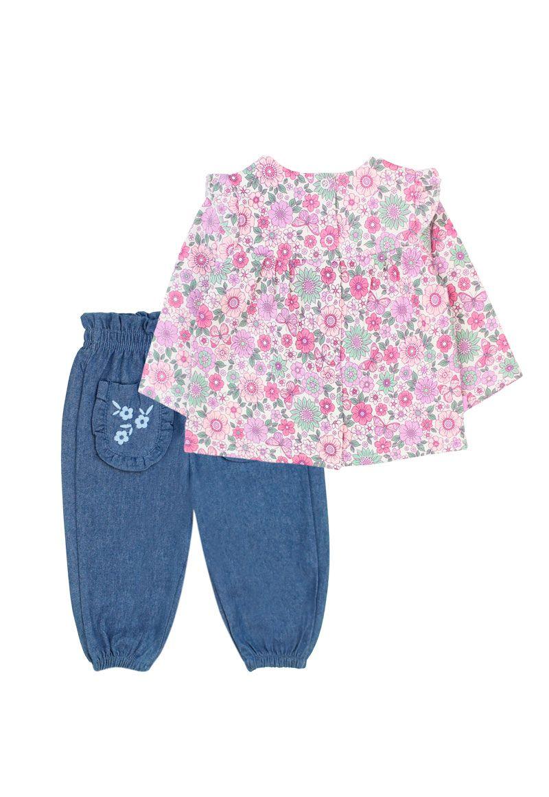 Conjunto newborn niña algodón essence 120m-1