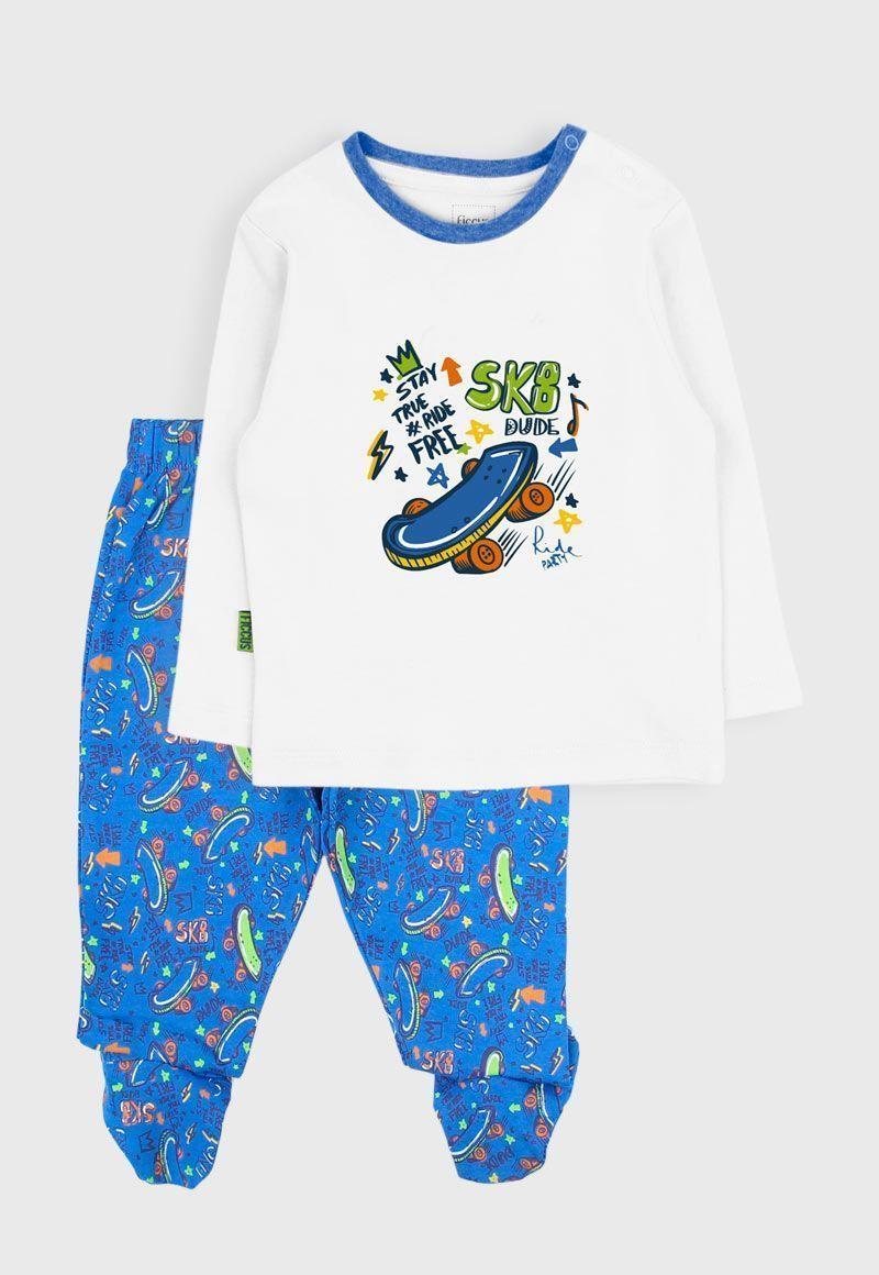 Pijama bebé niño algodón 177-0