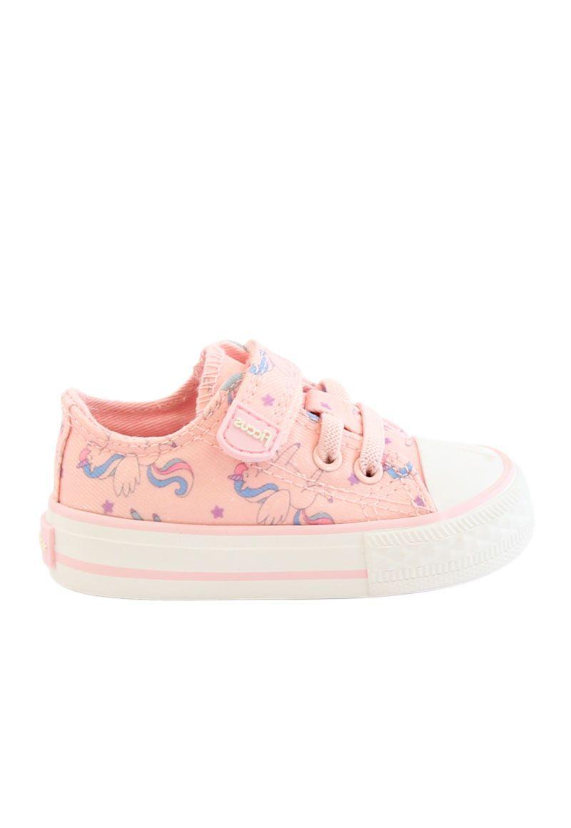 Zapatilla urbana velcro elastico principiante niña 837-0