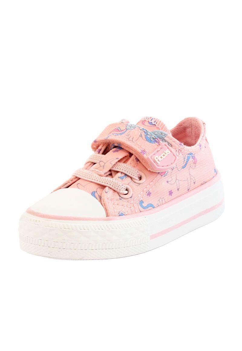 Zapatilla urbana velcro elastico principiante niña 837-1
