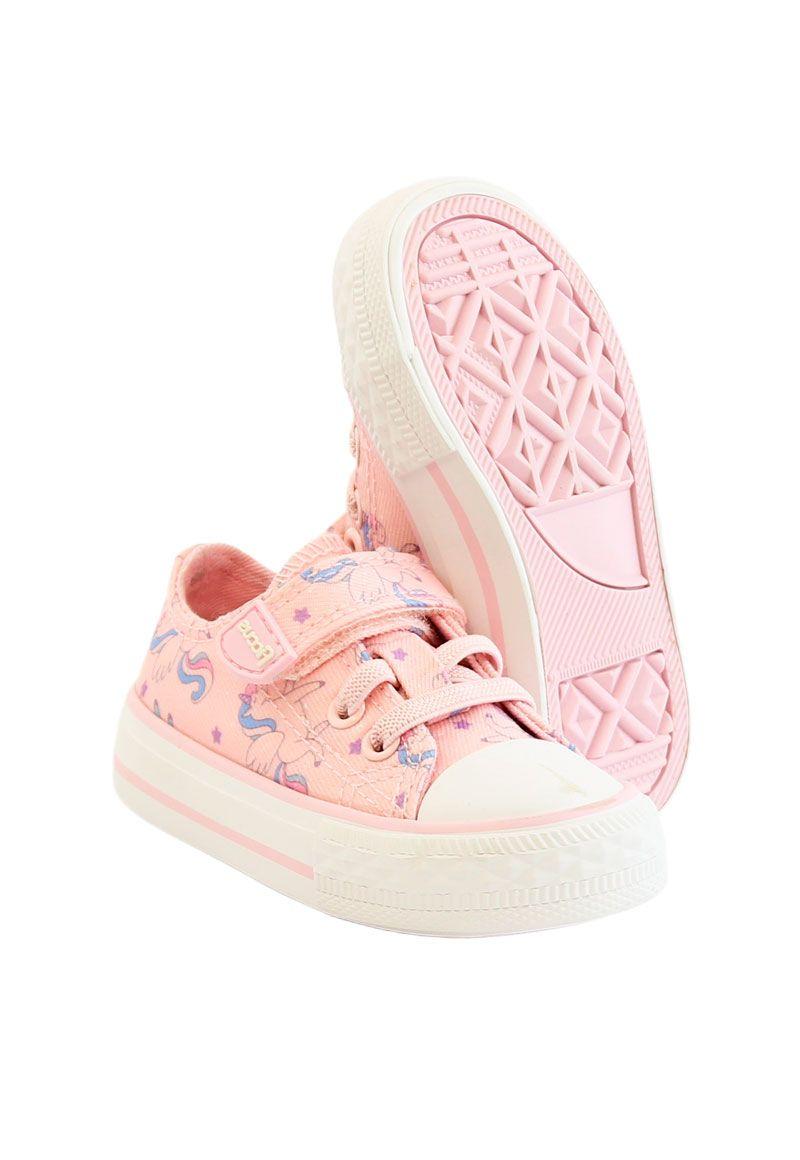 Zapatilla urbana velcro elastico principiante niña 837-3