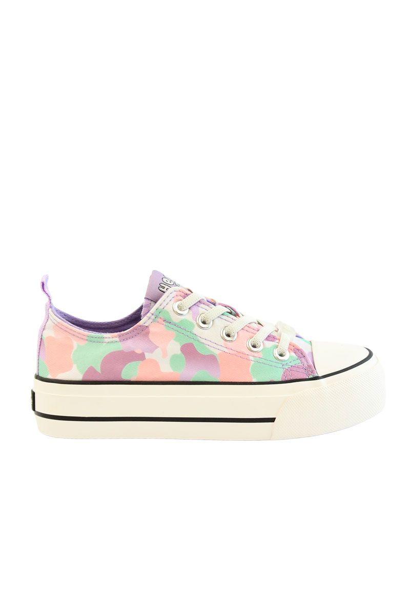 Zapatilla urbana caña velcro elástico junior niña 907-0