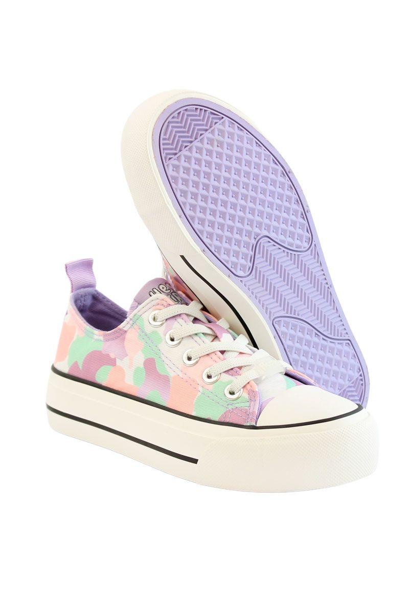 Zapatilla urbana caña velcro elástico junior niña 907-3