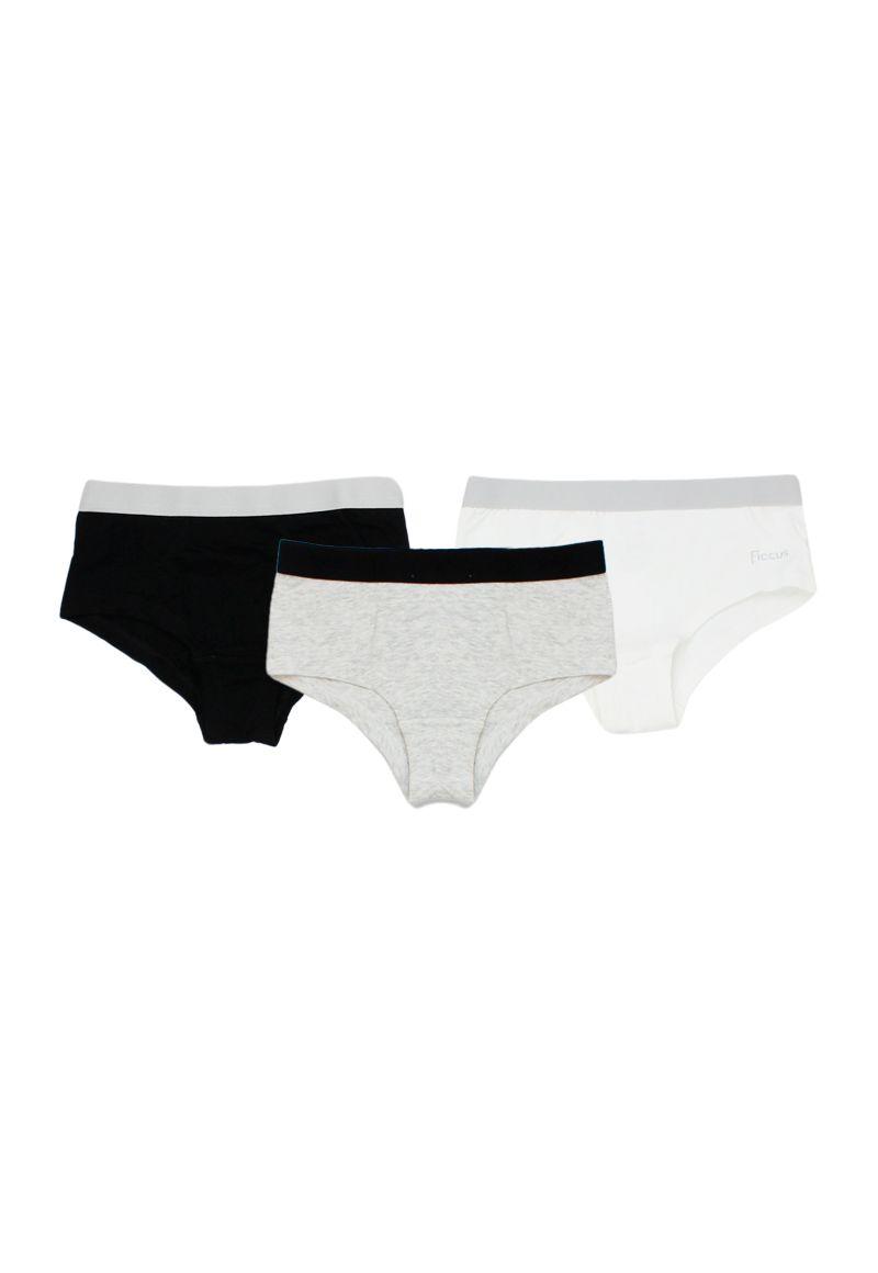 Pack triple pantaleta kids niña  liso 651b-0