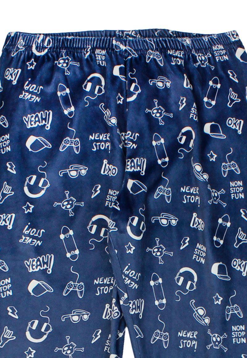 Pijama jr niño plush skull 352m-2