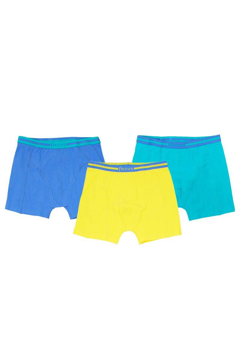 Pack triple boxers kids niño liso 644-1