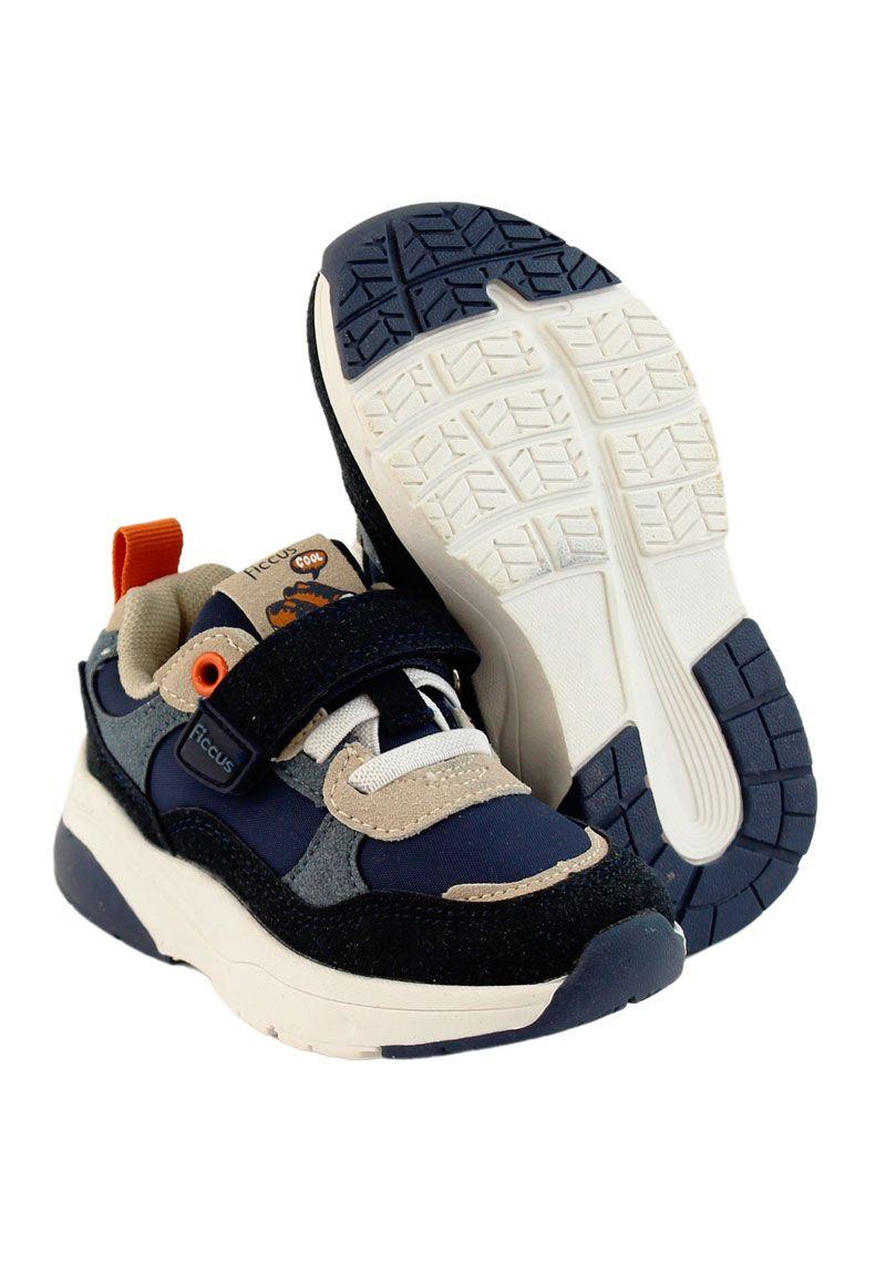 Zapatilla sport velcro elástico principiante niño 837-3