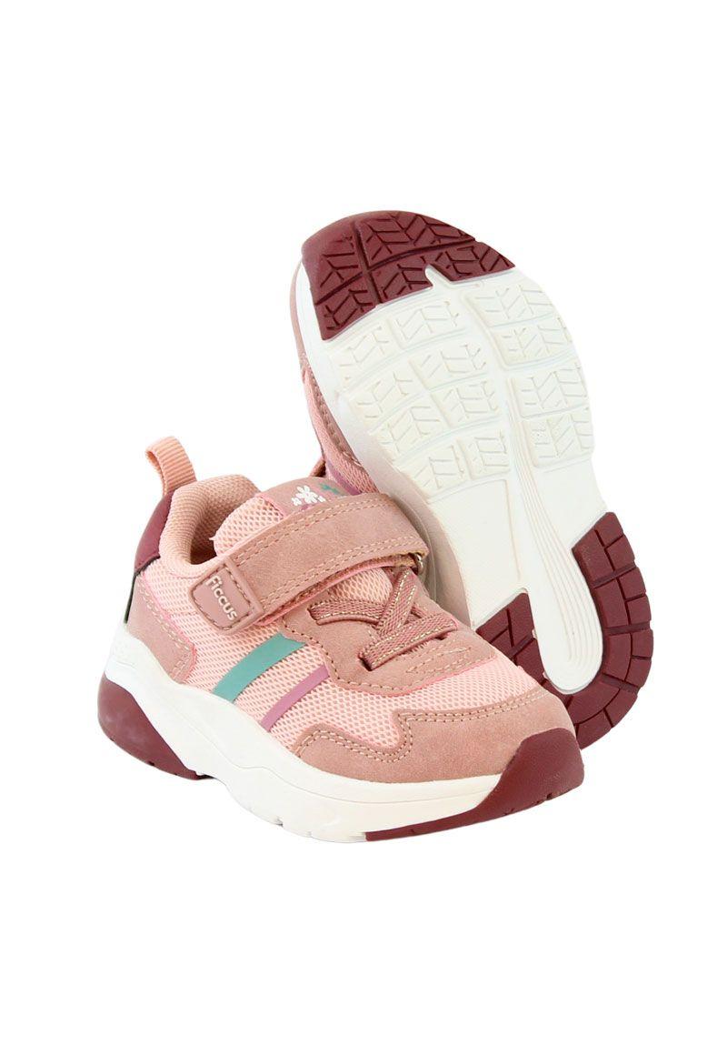 Zapatilla sport velcro elástico principiante niña 827-3