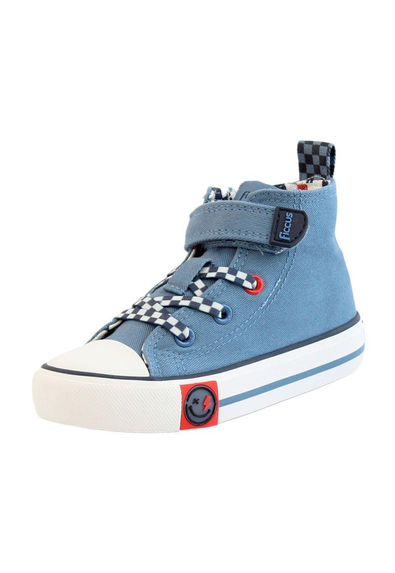 Zapatilla urbana caña velcro elástico kids niño 885-1