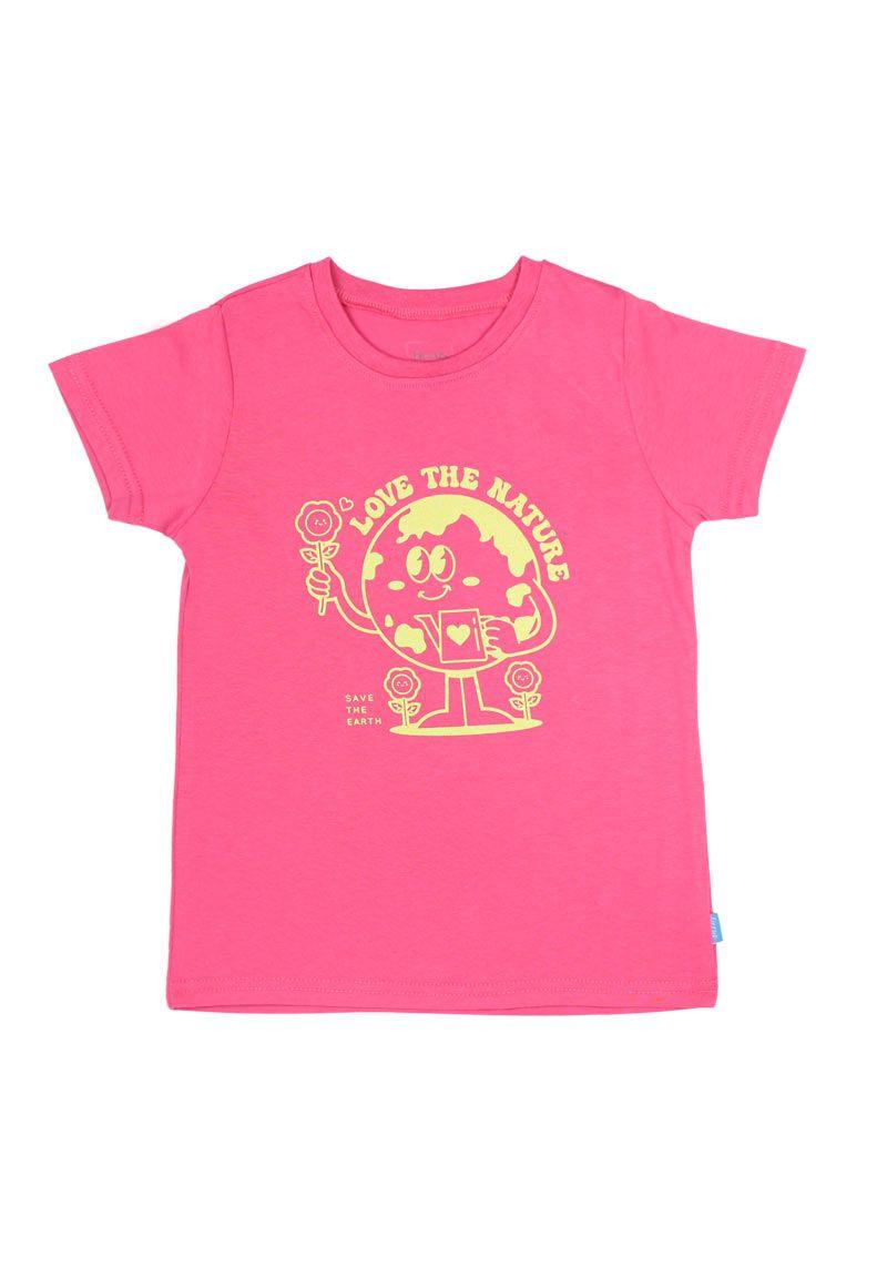 Polera kids niña estampada day to day 744-0