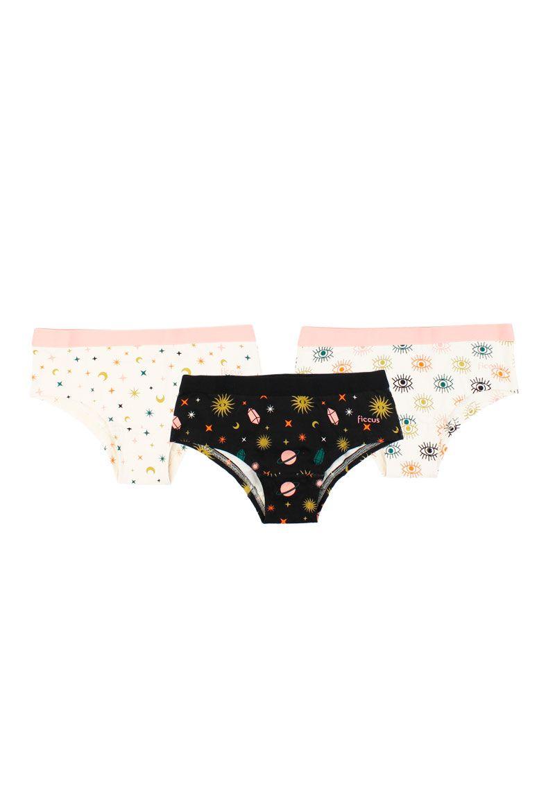 Pack triple pantaleta teens niña 660 W24d-1