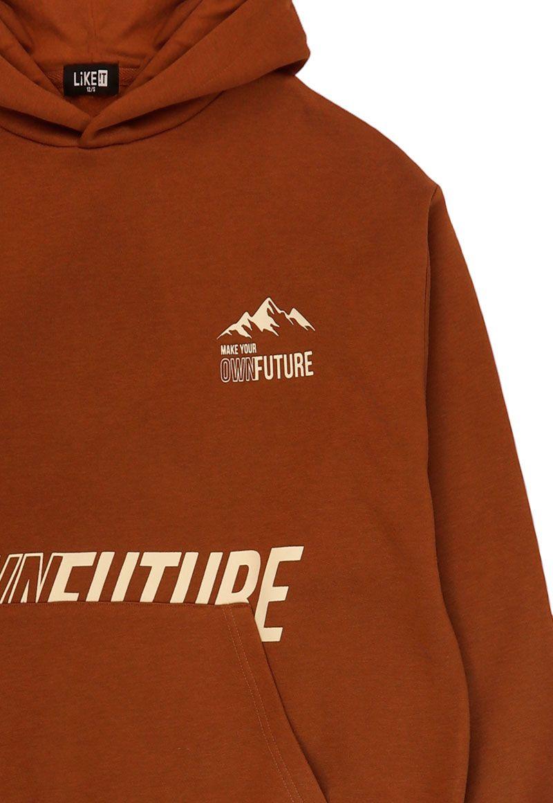 Polerón teens niño capucha adventure 412v-2