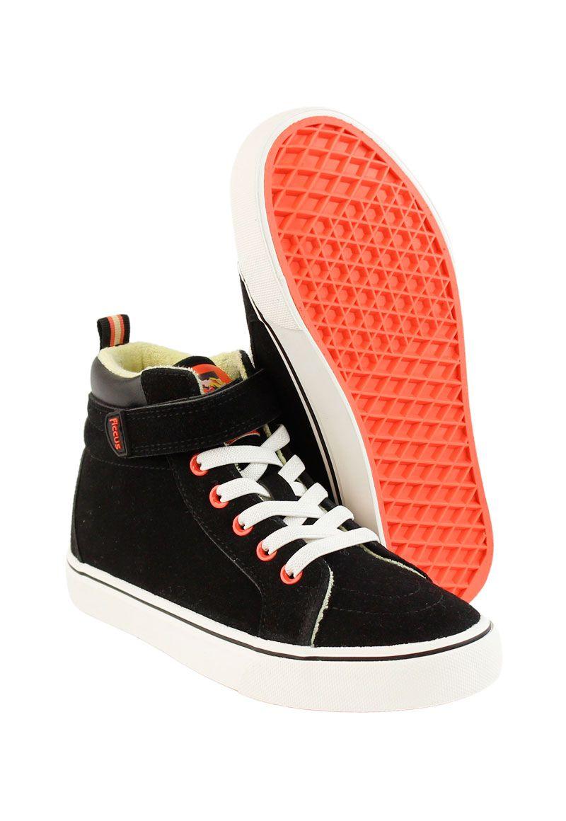 Zapatilla urbana caña velcro elástico w24 niño 924-3