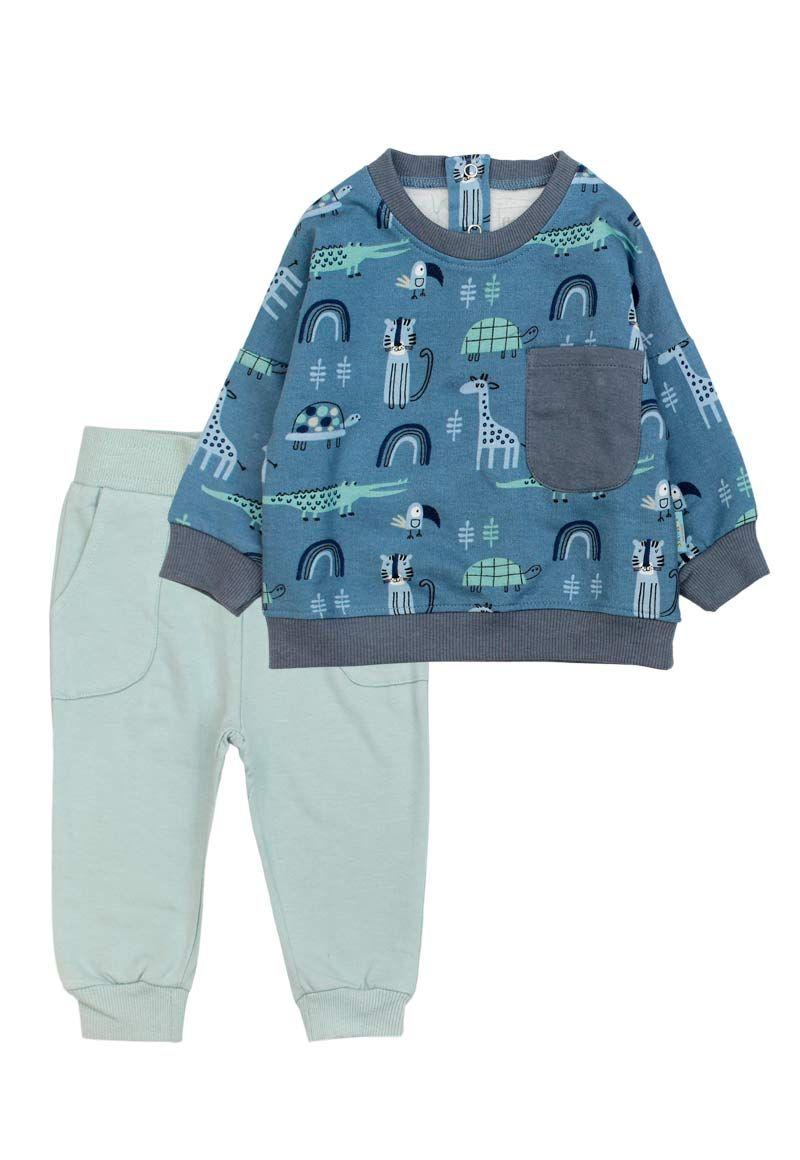 Buzo newborn niño algodón safari 110-4