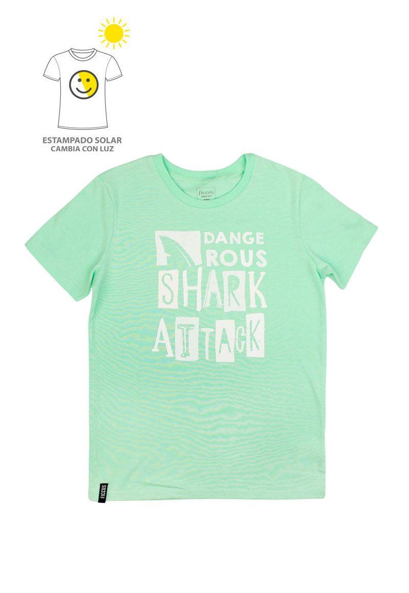 Polera kids niño estampado solar 792-0