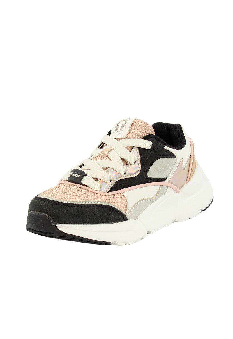 Zapatilla sport velcro elástico junior niña 897-1