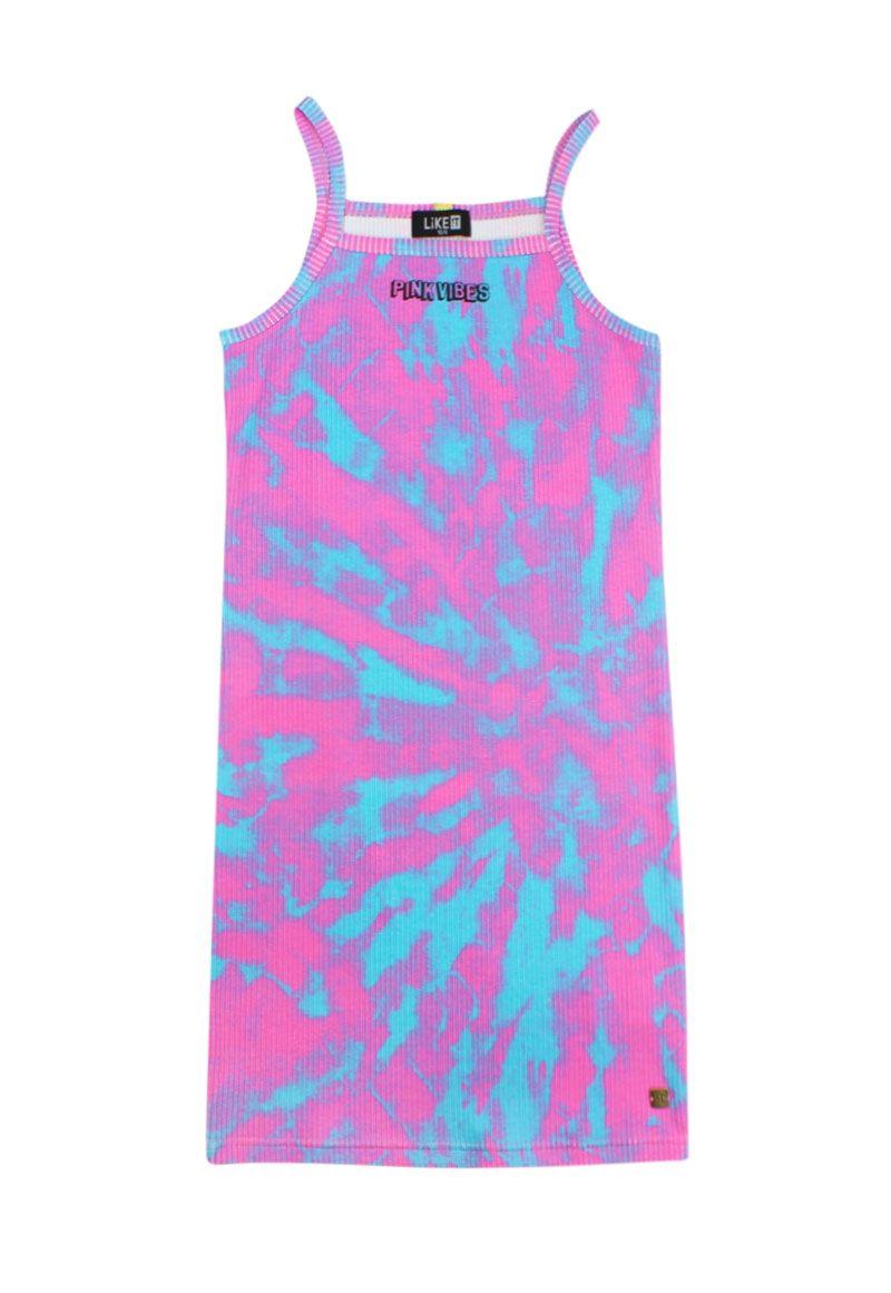 Vestido teens niña tie dye sunset 557B-0