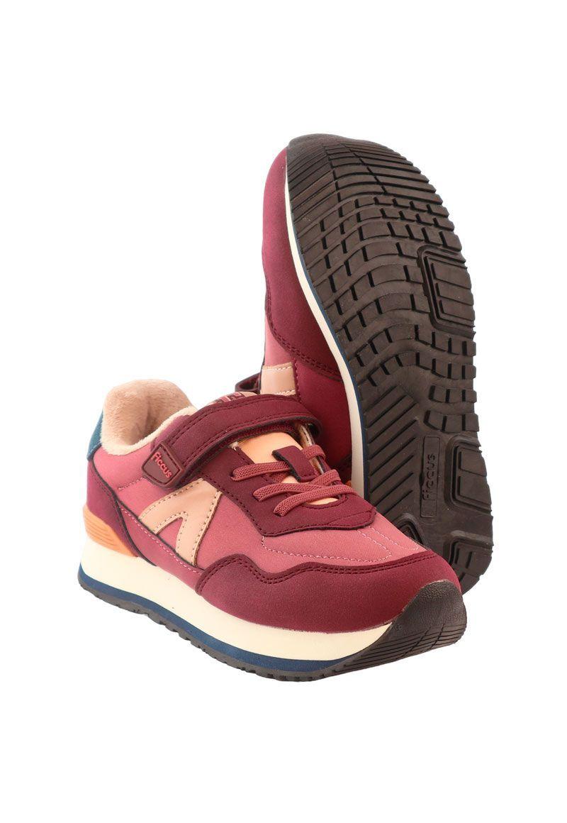 Zapatilla sport velcro elástico junior niña 883-2