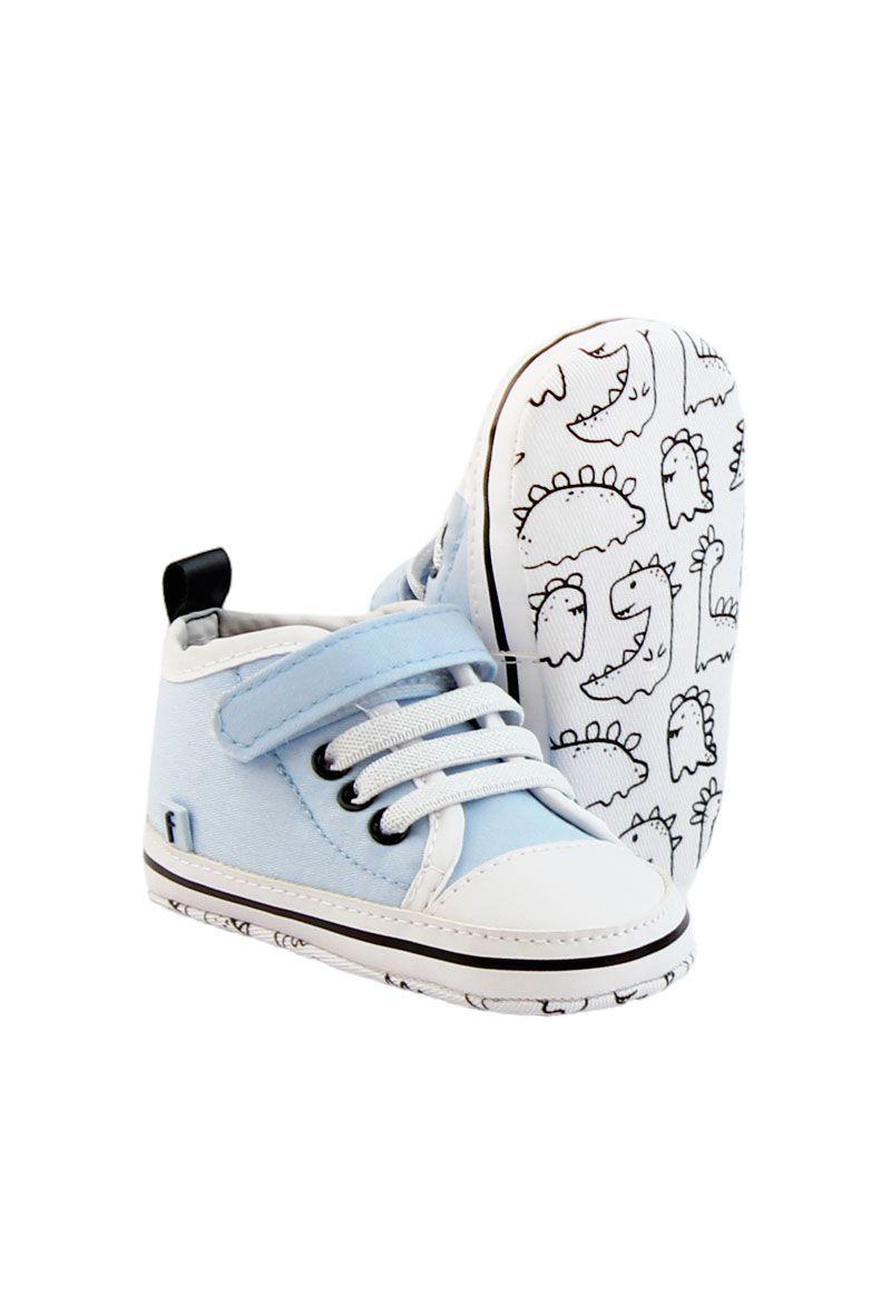 Zapatilla velcro elástico new born niño 823-3
